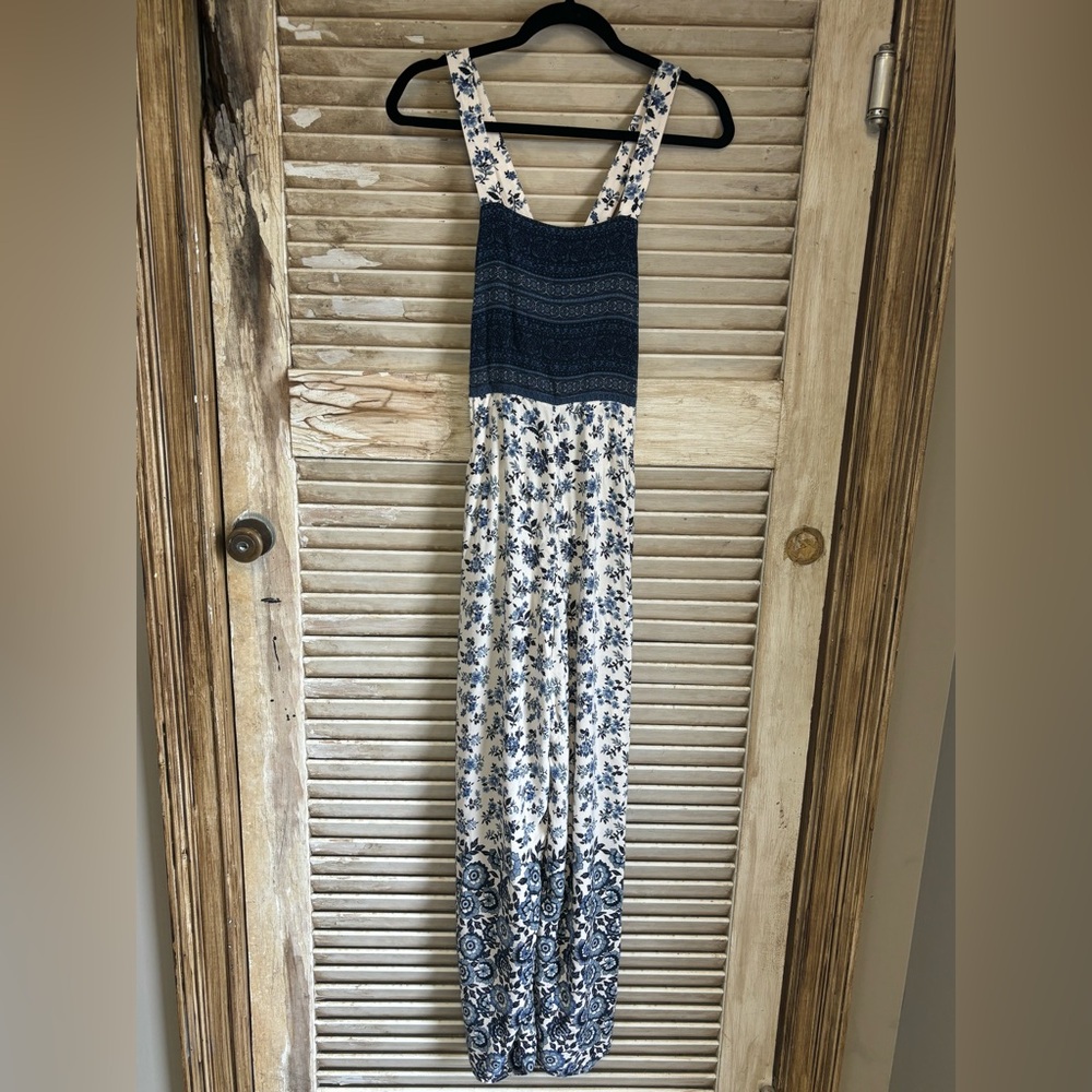 Blue paisley Spell Jumpsuit